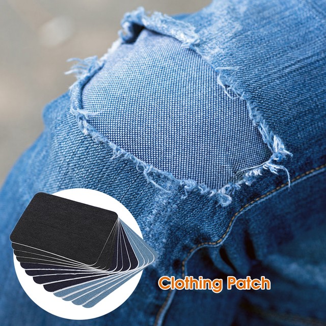 12pcs Clothing Thermoadhesive Patches Iron On Jeans Knee Repair Patch For  Fabric Self Adhesive Denim Patches for Clothing - AliExpress